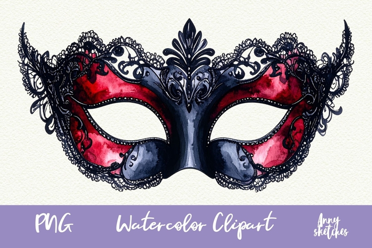 Carnival Mask PNG Gothic Smut Dark Romance Clipart