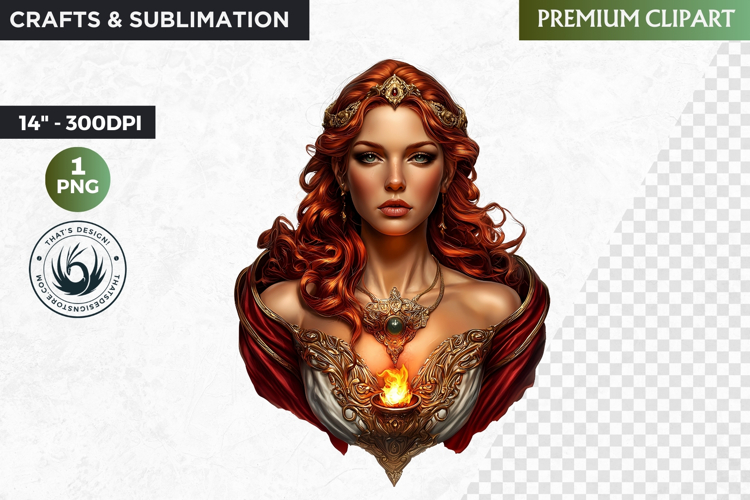 Slavic Goddess clipart PNG, Eastern European mythology