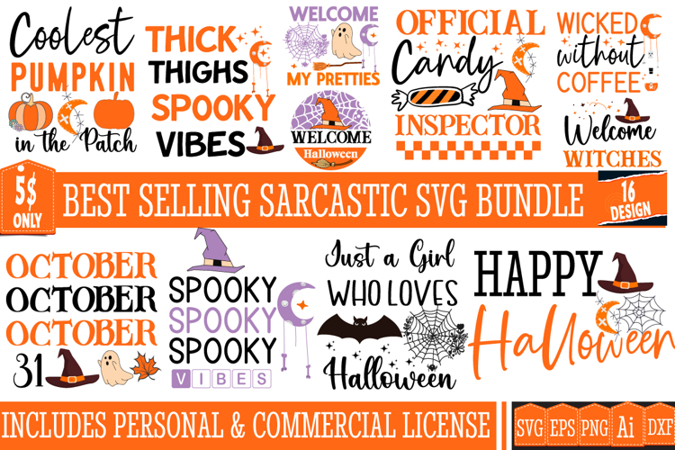 Halloween svg bundle,Halloween t-shirt design bundle