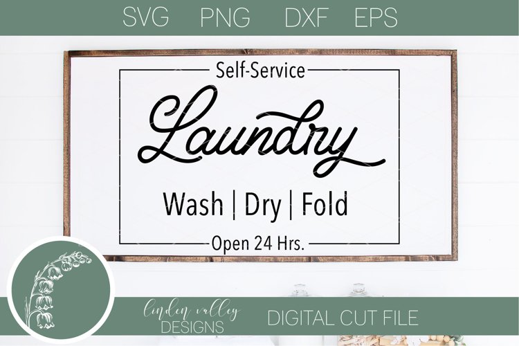 Self Service Laundary SVG|Laundary SVG|Farmhouse Laundary example image 1