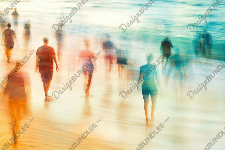 Beach Background Clipart Image 23