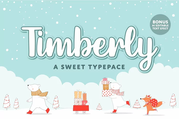 Timberly - A Bold Script Font