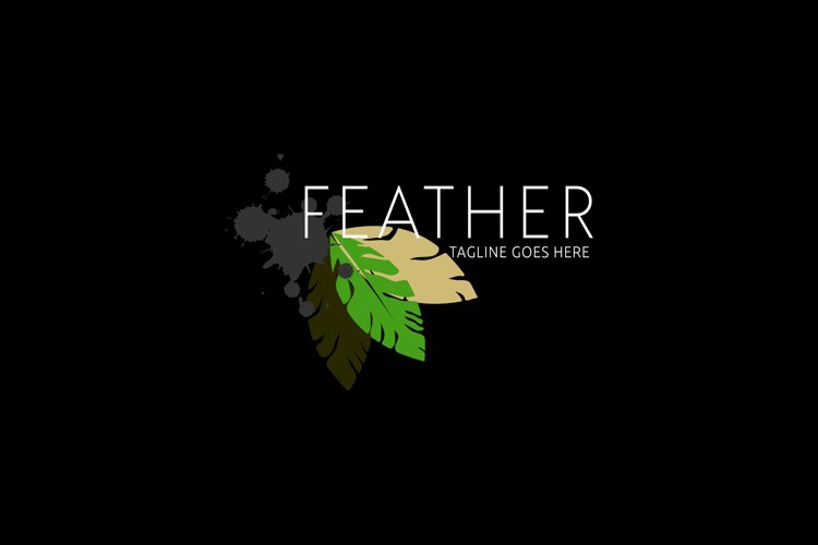 Feather Author quill pen example image 1