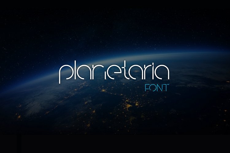 Planetaria Font example image 1