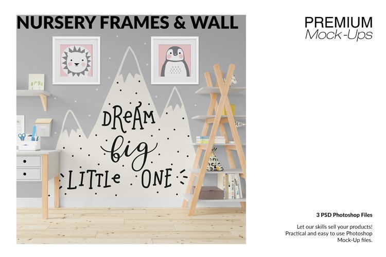 Nursery Frames Carpet & Wall Set example image 1