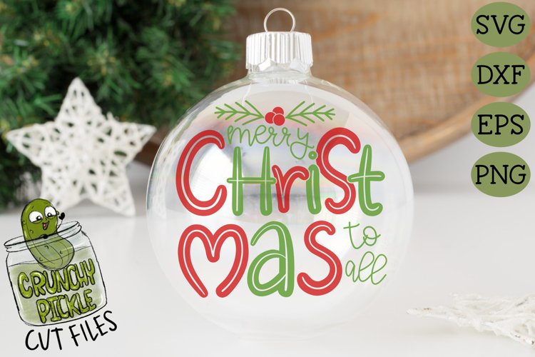 Merry Christmas To All SVG example image 1