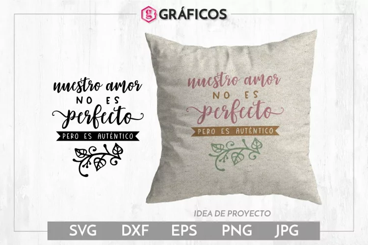 Nuestro amor auténtico SVG - Diseño San Valentín