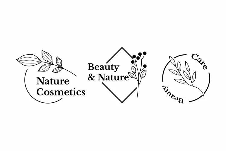Nature Cosmetics Logo Collection