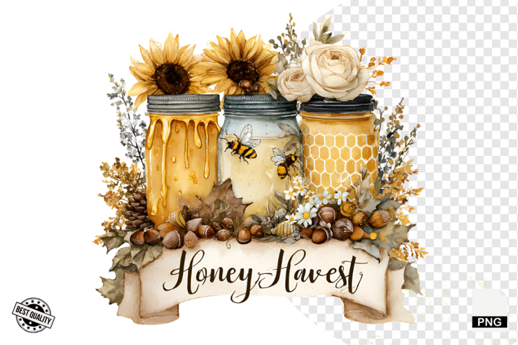 Fall Masons Jars Clipart
