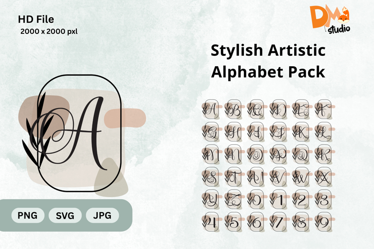 Artistic Alphabet Image 9