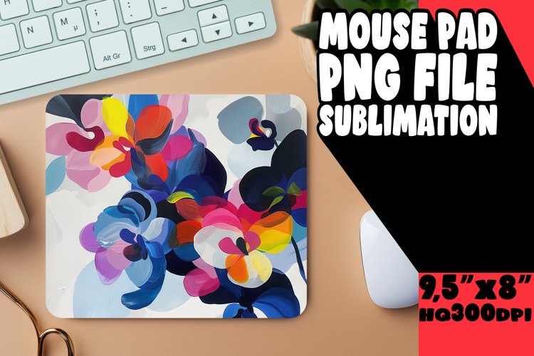 Radiant Spring Blossom Delight Mouse Pad example image 1