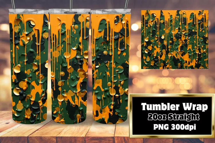 Dazzling 3D Tumbler Wrap Creations