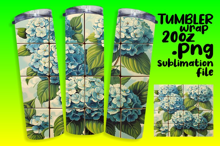 Whimsical Bloom 20oz Tumbler Wraps - Sublime Designs
