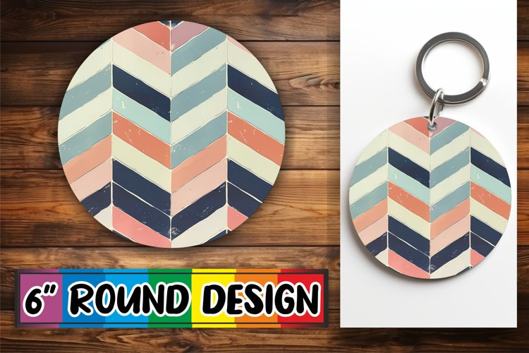 Floral Fusion: Round Sublimation Patterns