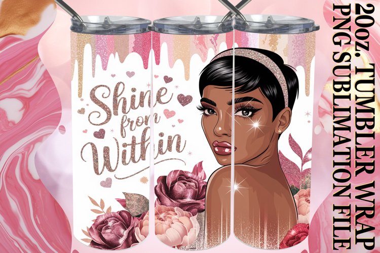 PRESENT OF HARMONY 20oz TUMBLER WRAP, Love Girl