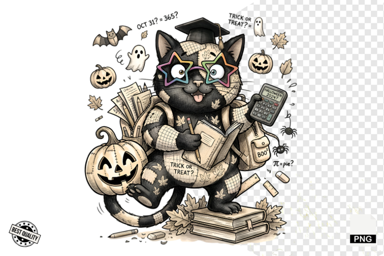 Halloween Black Cat Clipart
