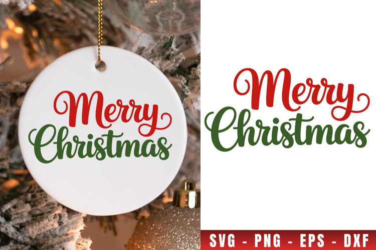 Merry Christmas Tree Svg Image 3