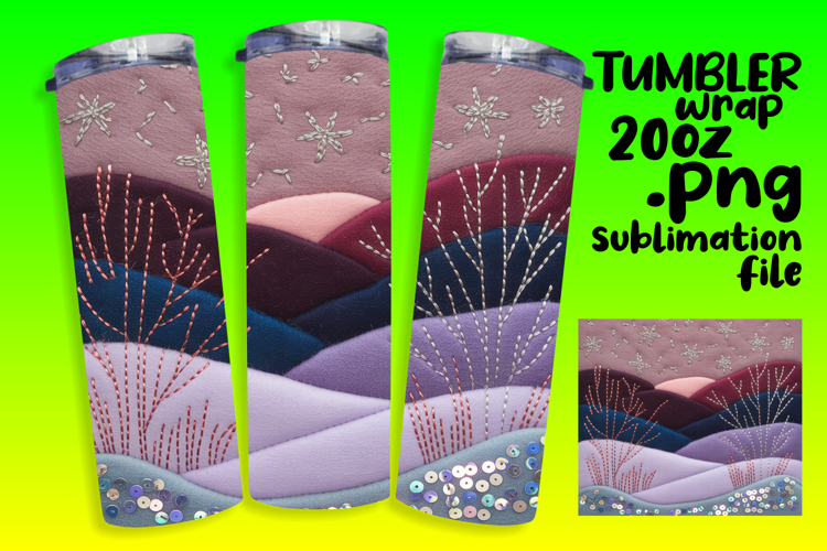 Christmas Tumbler Wrap Image 9