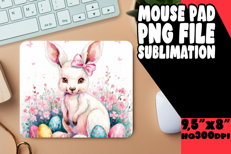 Blissful Mouse Pad Sublimation Ideas, Cute Easter
