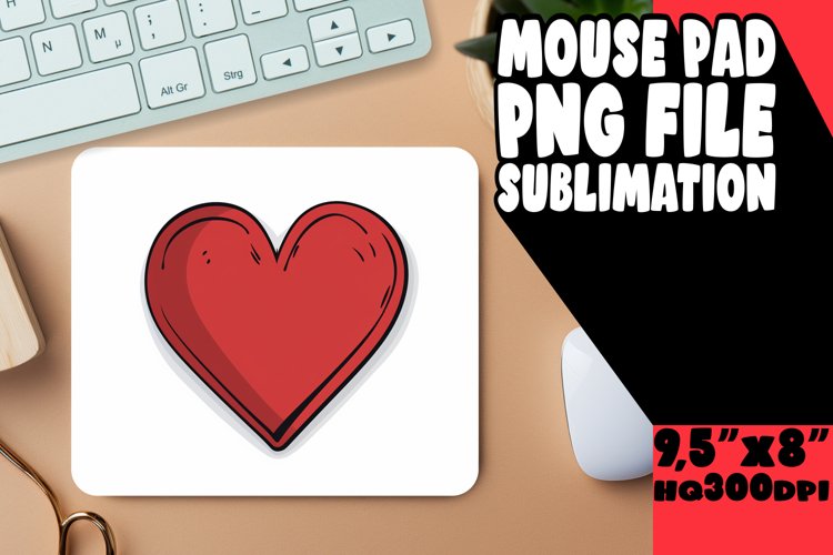 Heartfelt Valentines Mouse Pad