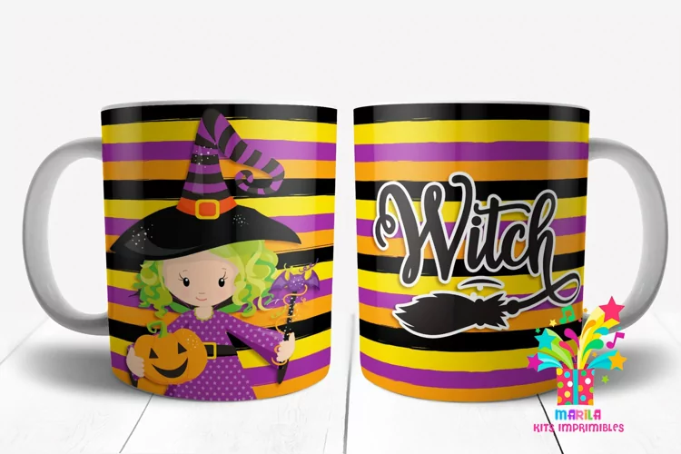 Happy Halloween Mug Sublimation / halloween Mug Wrap #3
