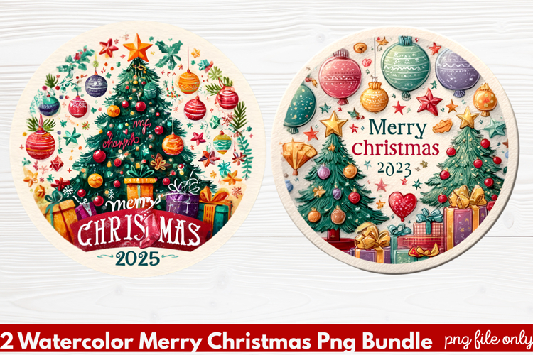 Christmas Watercolor Clipart Image 13