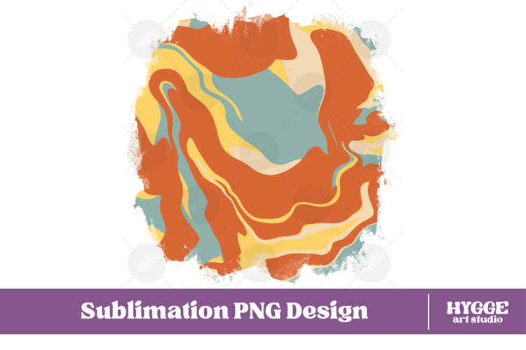 Retro Background Png Fluid Marble Paper Sublimation Splash