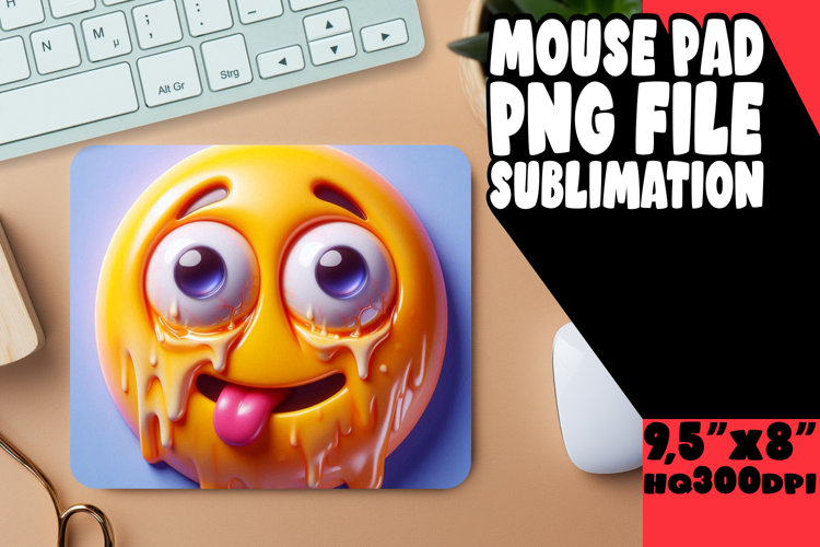 JOYFUL DESK MAT CREATIVE DESIGN, 3D Emoji