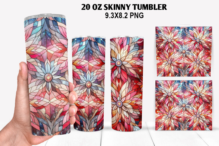 Valentine Skinny Tumbler 20oz Wrap Design, Valentine Tumbler example image 1