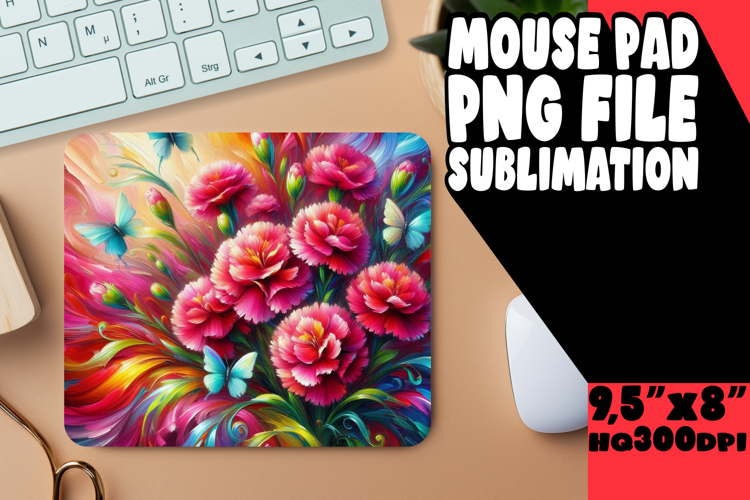 LUMINOUS mouse PAD Creative Design, Flowers