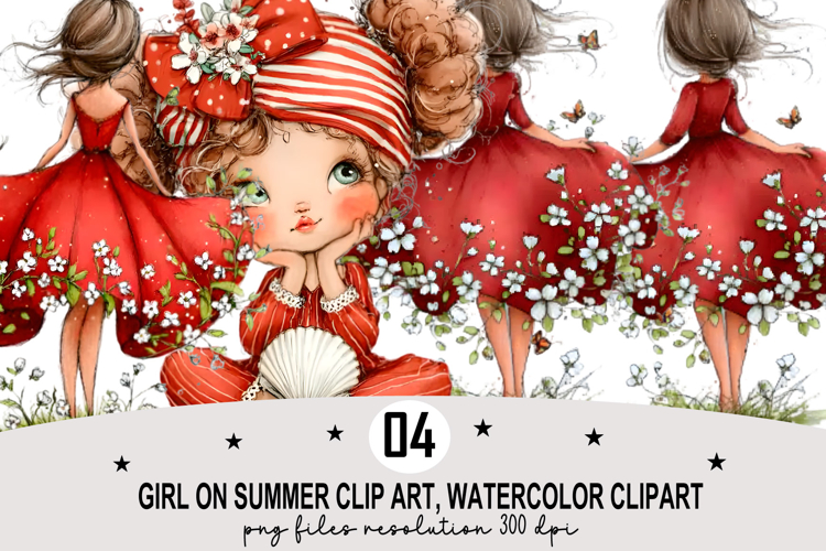 Cute Summer Clipart Image 2