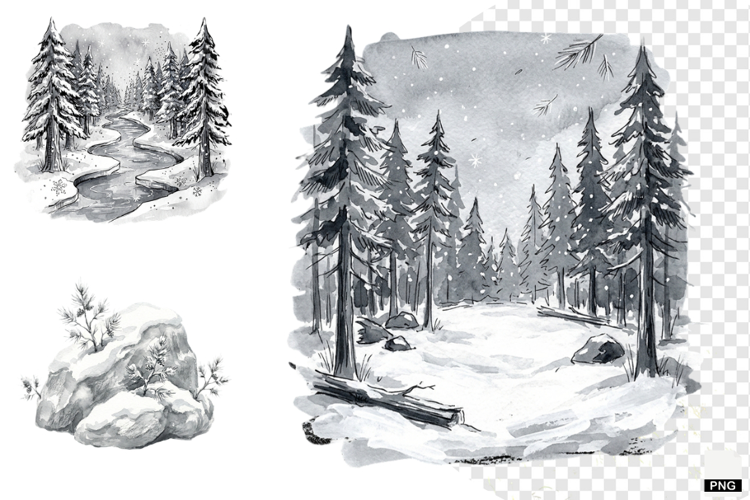 Nature Forrest Meadow Clipart