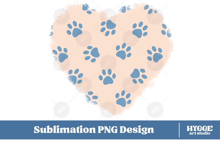 American 4th of July Cat Dog Paw Background Png Sublimation