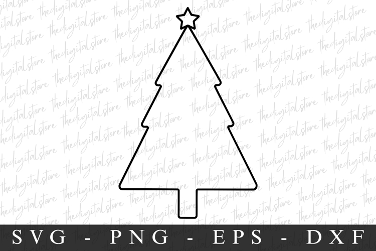 Merry Christmas Tree Svg Image 15