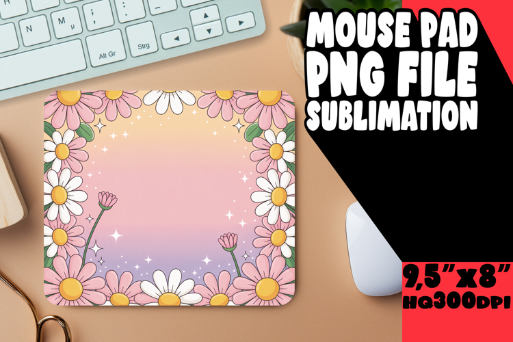 COZY MOUSE MAT CREATIVE DESIGN, Flowers
