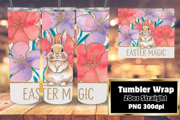 GIFT-WORTHY 20oz Tumbler Template , Easter