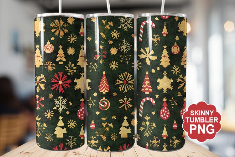 Christmas Tree Tumbler | Christmas Tumbler Wrap