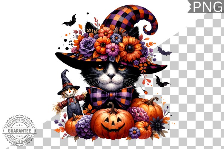 Halloween Cat Clipart Image 10