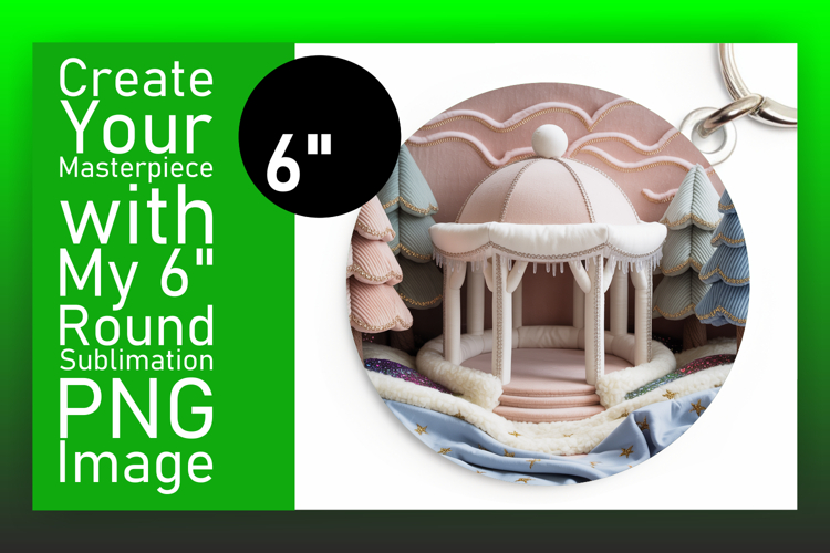 Whimsical Round Design Car Coaster PNG , Holiday