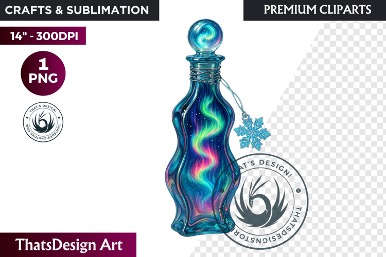 Magical Potion Bottles PNG, Fantasy Witchcraft Clipart witch