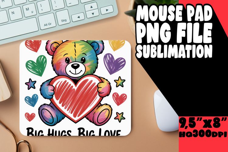 Joyful MOUSE PAD PNG Art, Valentines Day