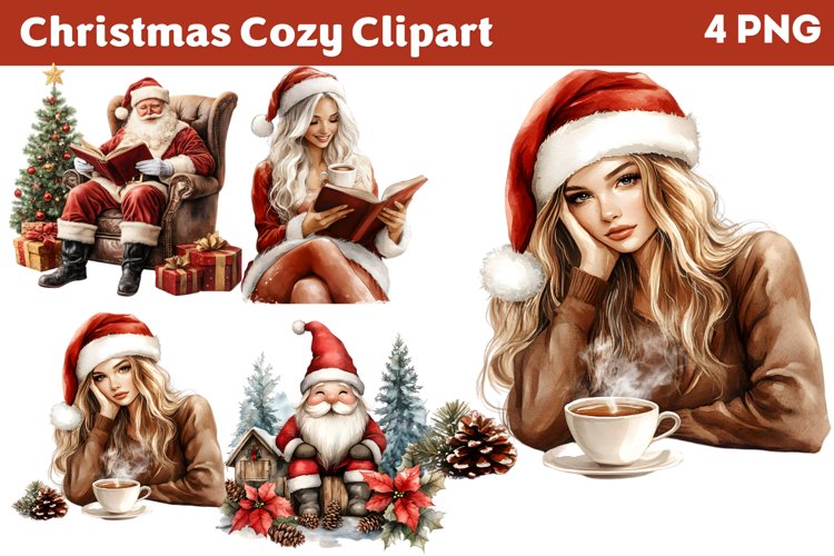 Cozy Christmas Clipart PNG