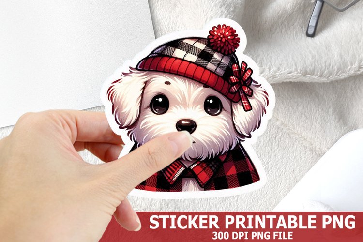 Christmas Dog Clipart Image 11