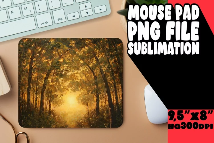 Landscape Marvel Mouse Pad Design