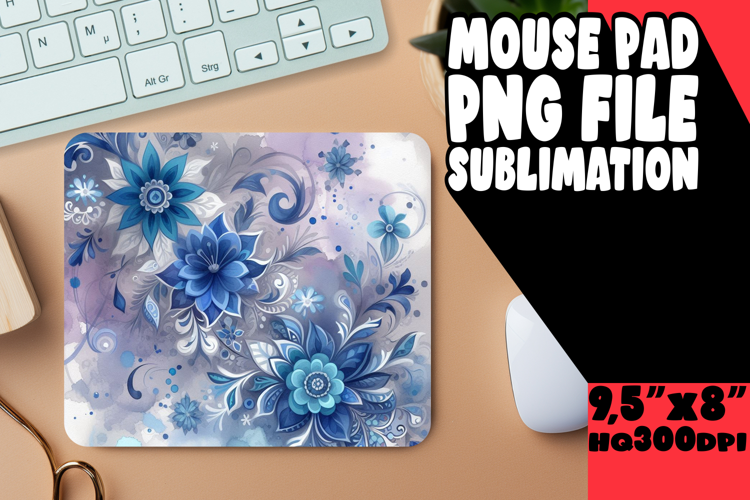 Luminous Desk Pad Designs Sublimation, Watercolor Patter