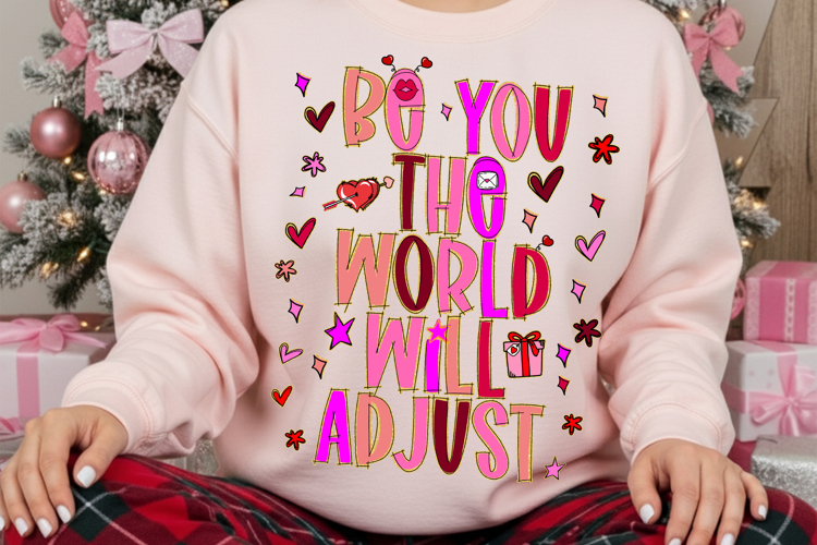 Be You The World Will Adjust PNG, Love yourself Png