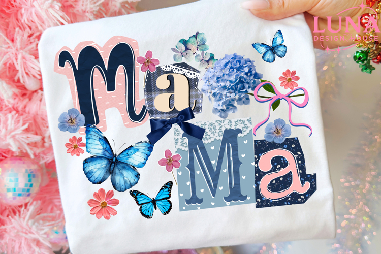 Floral Mama Png, Trendy Mom png, Mother Png, Cool Mama Png