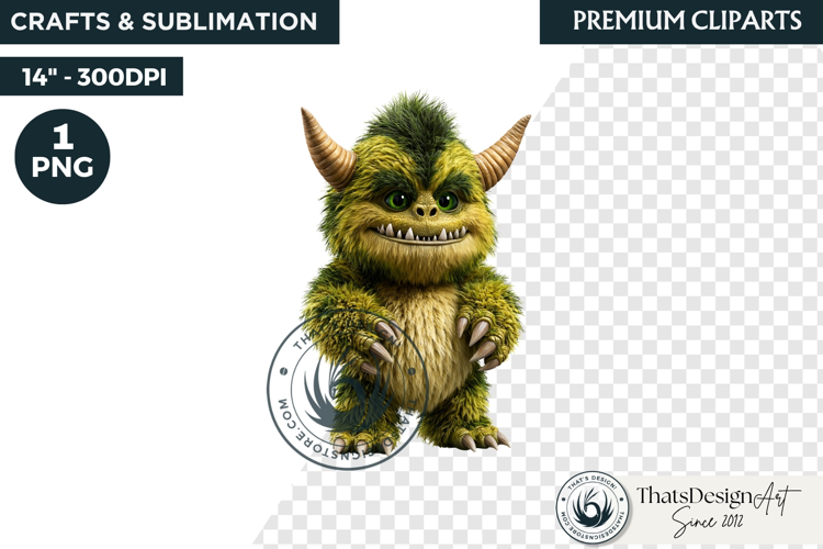 Halloween Little Monster Clipart Png, Spooky Cute Fantasy