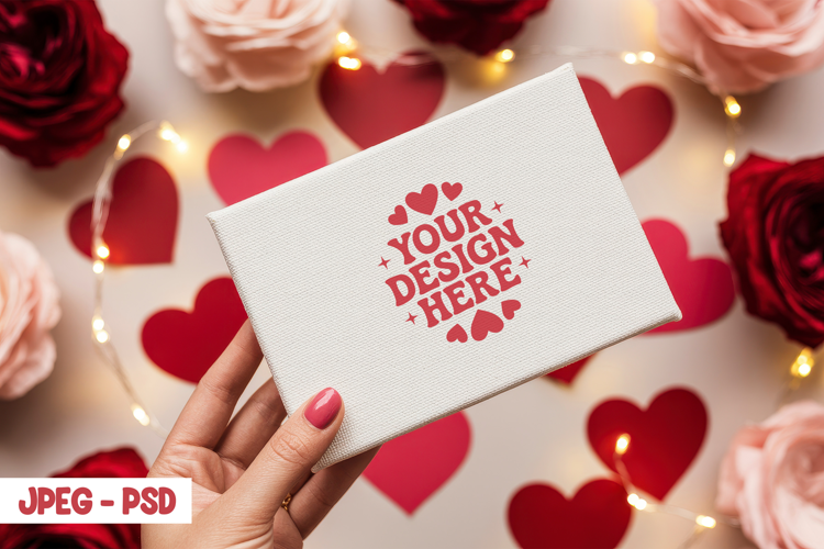 Valentine Couple T Shirt PSD JPEG Mockup