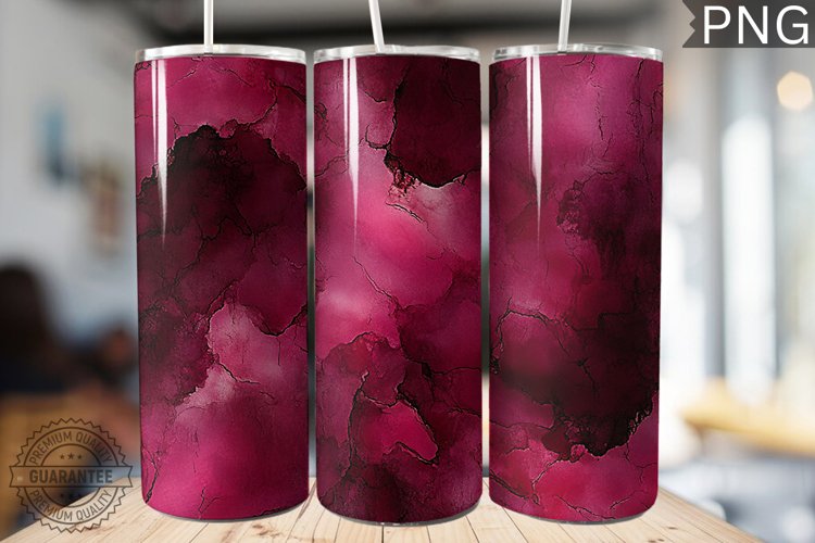 Alcohol Ink Tumbler Wrap Image 4
